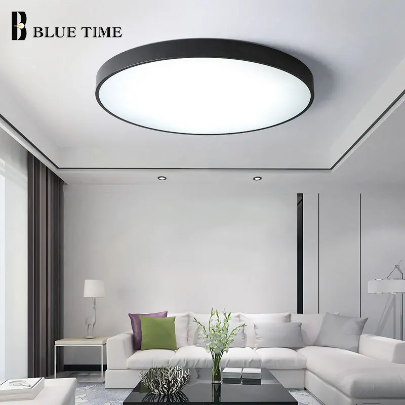 Потолочная люстра светодиодная акриловая с разноцветным светом 110 В 220 для