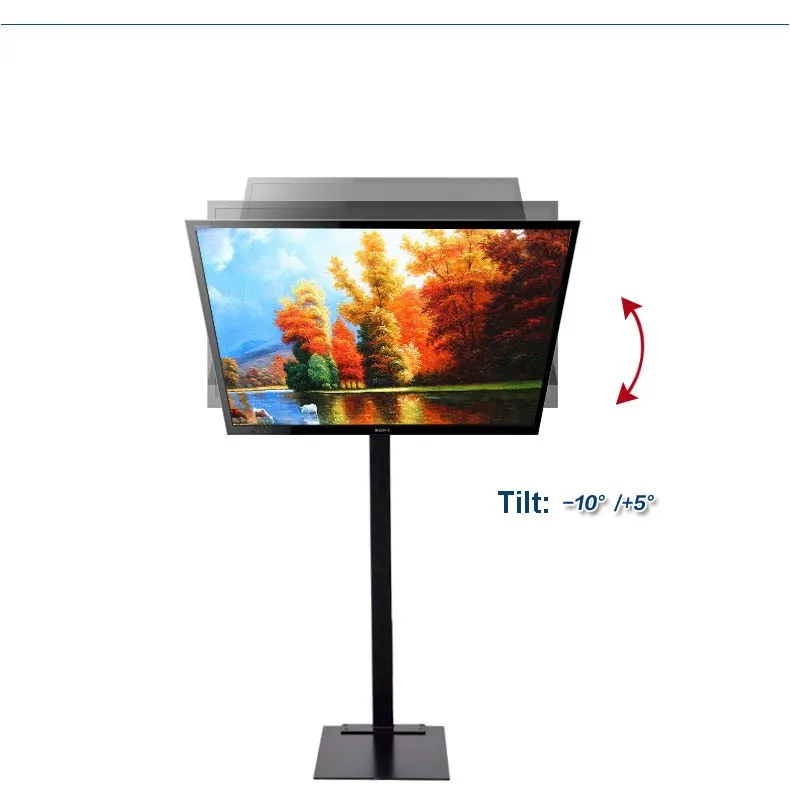 32-70 inch LCD LED Plasma Monitor TV Mount Floor Stand Tilt Swivel AD Display Wire Management Height Ajustable MDL99C | Электроника