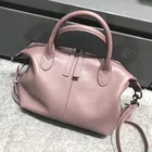 Дамская сумочка из воловьей кожи, мессенджеры на ремне из натуральной кожи для женщин, кошелек шоколадного цвета, черный, синий, фиолетовый, желтый, хаки