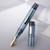 majohn c3 dropper fountain pen transparent resin with converter iridium extra fine fine large capacity writing gift pen set