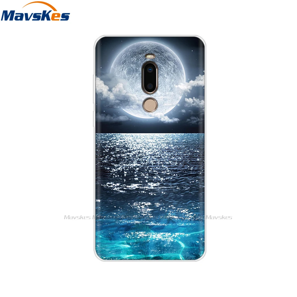 

Silicone Cover Case for Meizu Note 8 Note8 6.0 inch Case Soft TPU Protective Print Phone Case Cartoon Rose Flowers Bumper Shell