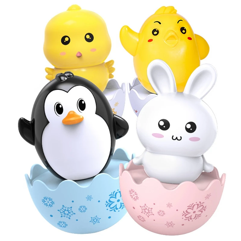 Новый милый мультфильм Забавный цыпленок неваляшка Детские игрушки игра в мозги