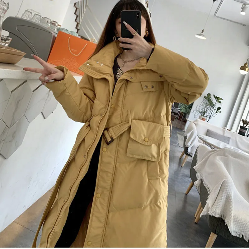 2021 New Winter Thicken White Duck Down Women Down Jacket Fashion Large Size Solid Color High Quality Women Down Jacket BNH211