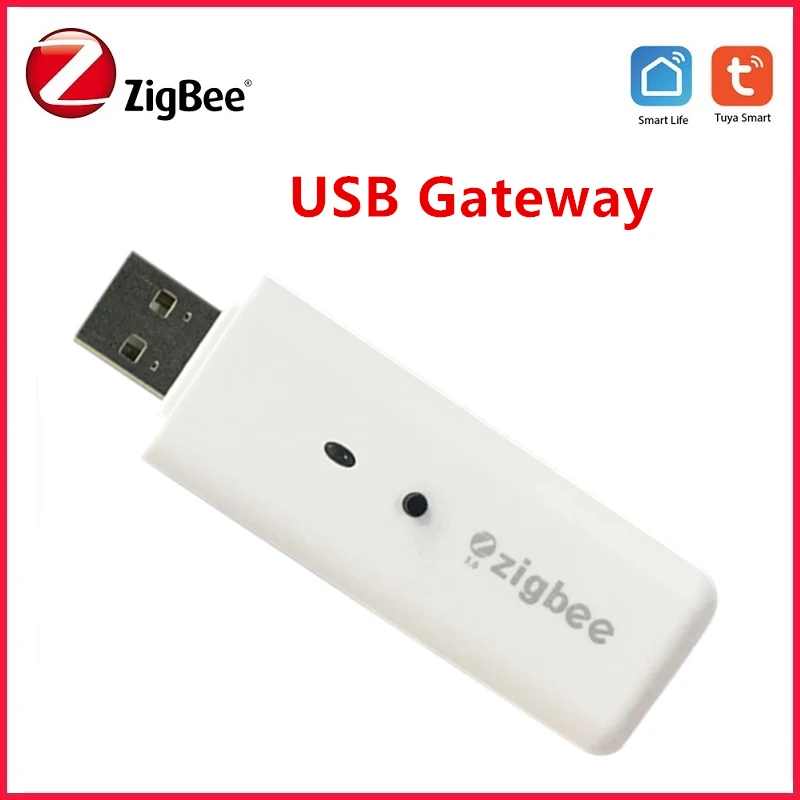 

Tuya Zigbee 3.0 USB Gateway Smart Home Remote Linkage Device Wifi Central Control Host Gateway Work with Alexa Google Assistant