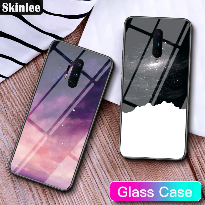 Чехол Skinlee для Oneplus 8 Pro чехол из закаленного стекла с изображением звездного неба