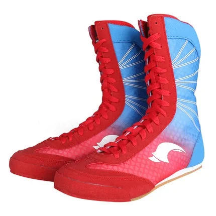 

Men Wrestling Shoes High Boxing Shoes Rubber Outsole Breathable Pro Wrestling Gear For Men And Women Fighting Boots 36-46