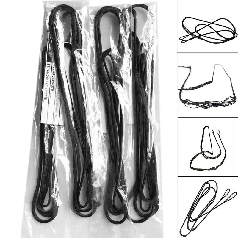 Пряди для стрельбы из лука 12 прядей традиционного рекурсивного аксессуары охоты