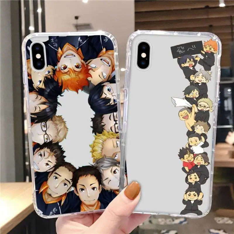 

Haikyuu Hinata attacks anime Phone Case Transparent for Huawei honor Enjoy Y V 9 7 8 10 20 30 40 SE S E C lite pro plus 2019