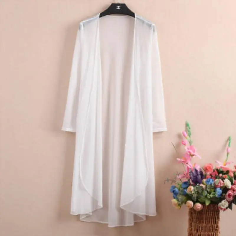 

Женский Повседневный Кардиган с длинным рукавом, Свободный Асимметричный длинный кардиган для отдыха, весна-осень