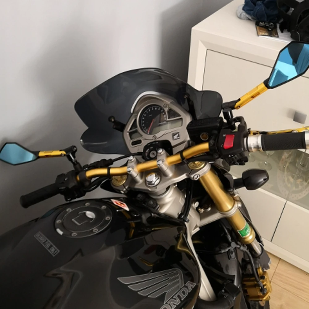 

22mm Rizoma Motorcycle Handlebar CNC Aluminum Alloy Motorbike Scooter Steering Wheel Anti-rust Handle Bar For pit dirt bike pcx