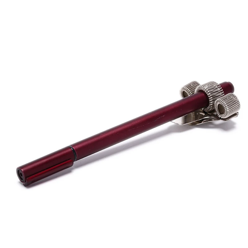 

1 Pcs Nurse Uniform Pen Holders Creative Triple Hole Metal Pen Holder With Pocket Clip Doctors Desk Storage 40*25mm