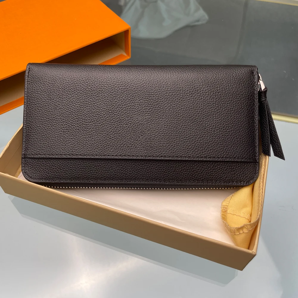 Beste Vrouwen Lange Lederen Portemonnee, Multi Card Slot Handtas, Merk Portemonnee, Geschenkdoos, Teller Kwaliteit, Gratis Levering.