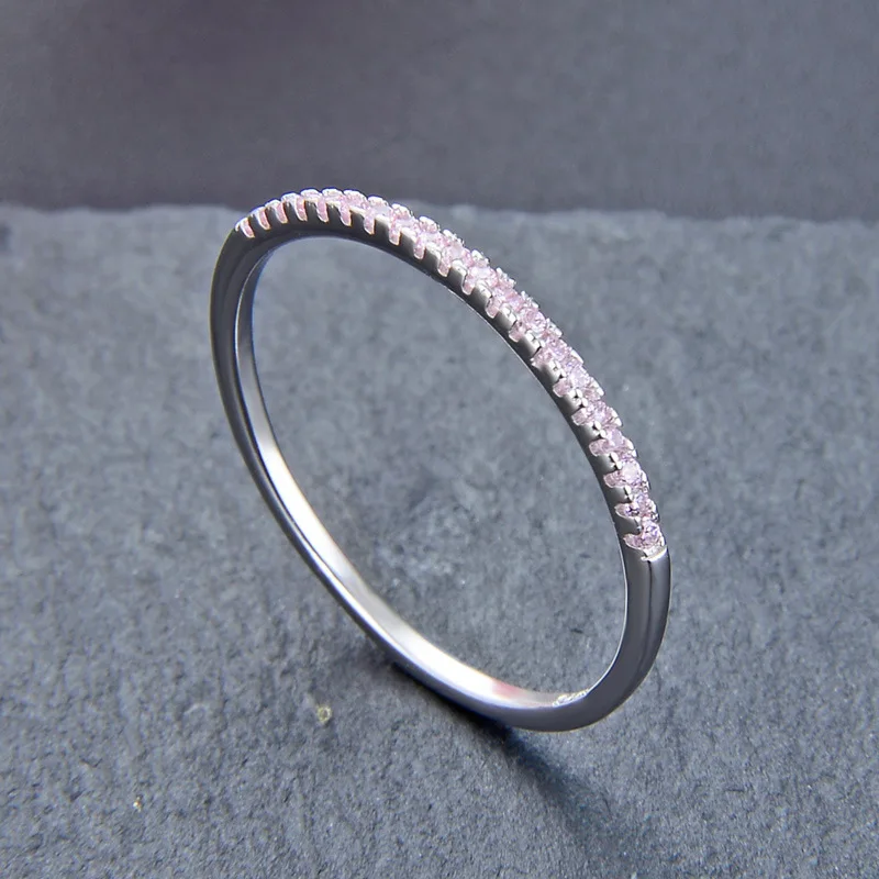 

Модное кольцо s925 Серебряное кольцо из циркона женское кольцо с бриллиантами в один ряд