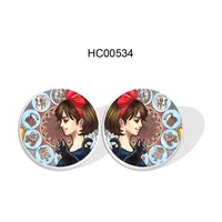 cute cartoon red bow hairband girl acrylic resin epoxy stud earrings for charm gift accessories