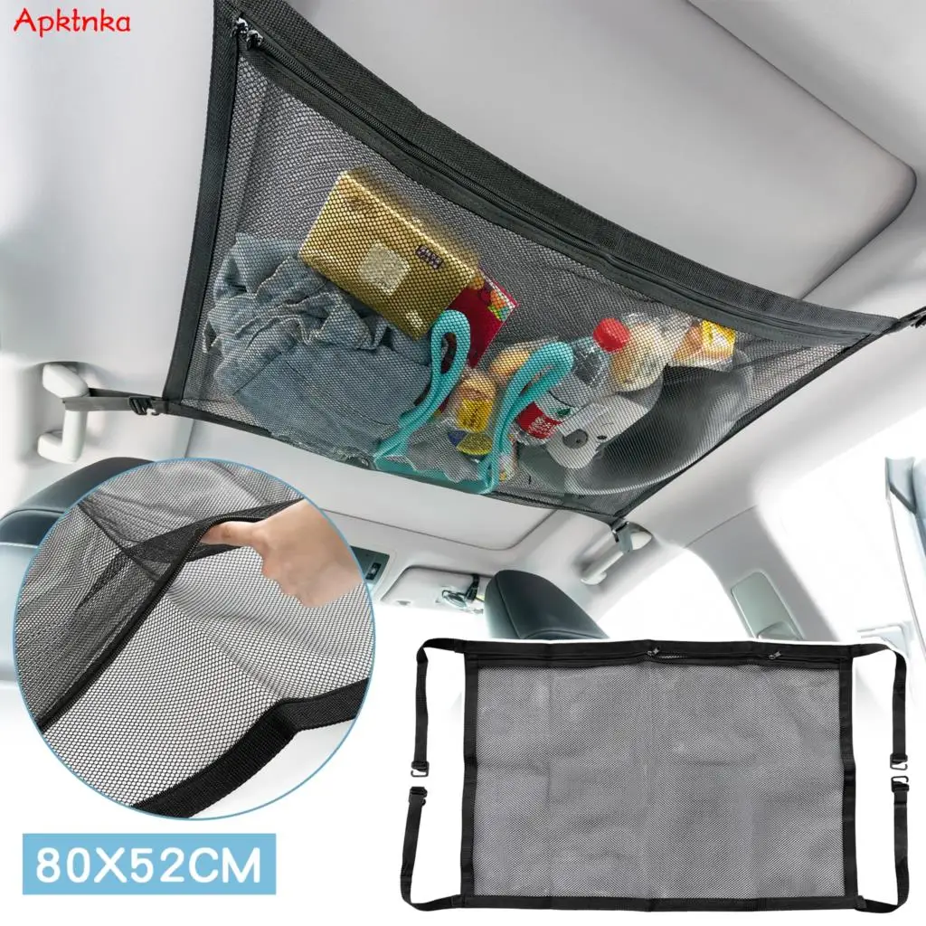 Универсальный автомобильный багажник потолочный хранения Сеть для крыши
