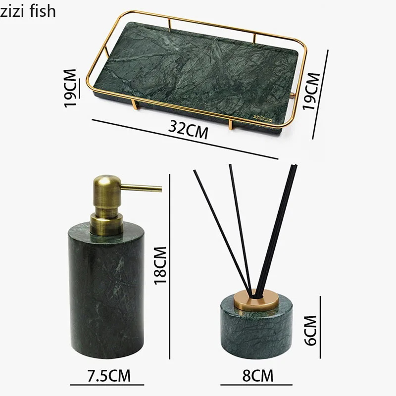 Чашка для мыла и зубных щеток из натурального мрамора портативный диспенсер | Дом