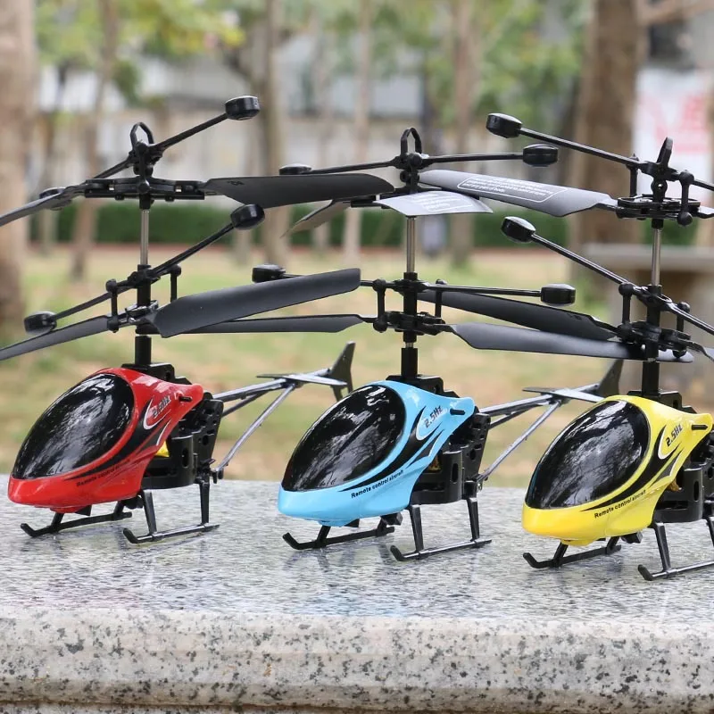 

2CH RC Helicopter Suspension Toy Gift For Children With LED Light For Birthday Gift Toys Quadcopter Remote Control Dron Toys^
