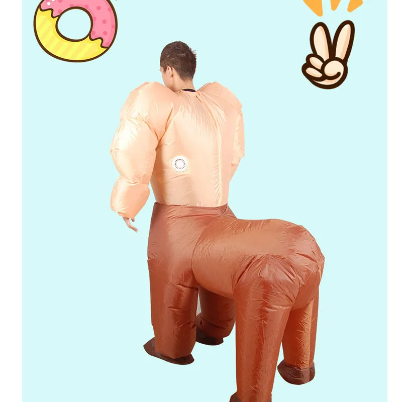 Надувные маскарадные костюмы для взрослых медведи Льва акулы лягушки кентавра