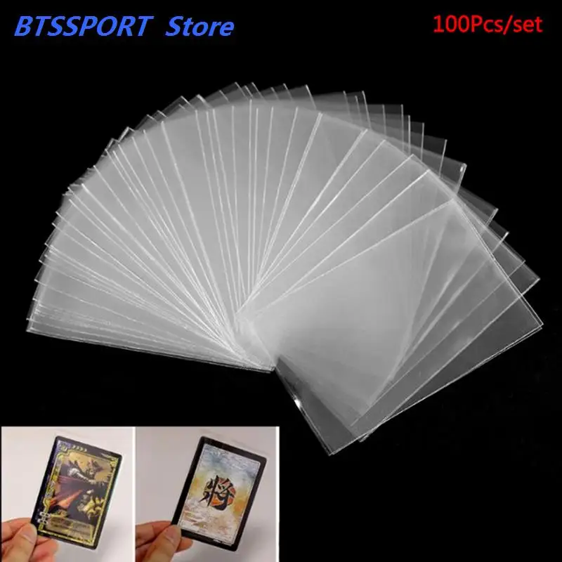 

HOT SALE 100pcs Card Sleeves Magic Board Game Tarot Three Kingdoms Poker Cards Protector