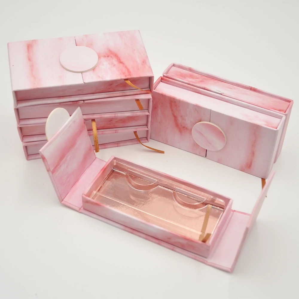 

Wholesale Lash Box Eyelash Box Packaging Custom Faux Cils 25mm Mink Eyelashes Book Magnetic Package Storage Case Bulk Vendors