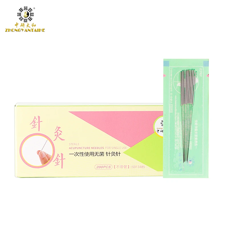 Новый Иглоукалывание иглы Zhongyan Taihe 200 шт./кор. одноразовая Стерильная Акупунктура