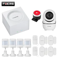 Home Alarm System FUERS G95 Tuya APP Control Wireless WiFi GSM Features Voice Broadcast Language Switched Smart Home System