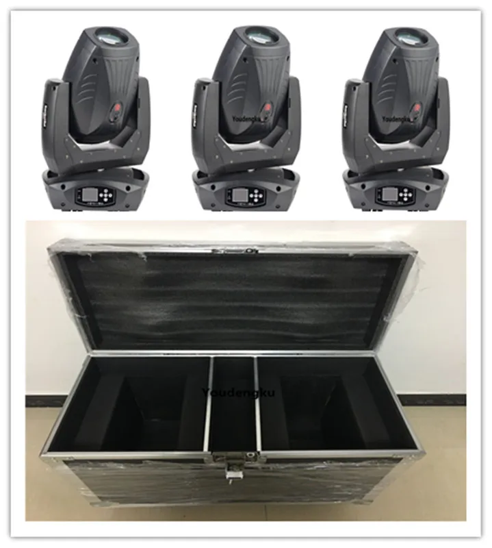 4 шт. с чехол 200 Вт Lyre 3в1 led moving head spot увеличением сцены DJ события Led Head Spot zoom DMX
