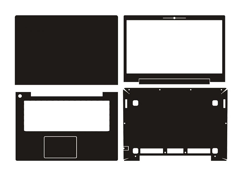 

KH Laptop Sticker Skin Decal Carbon fiber Cover Protector for Lenovo U430P 14"