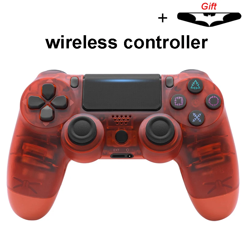 wireless TP-Red Bluetooth беспроводной/проводной джойстик для PS4 контроллер подходит для mando ps4 консоль для Playstation Dualshock 4 геймпад для PS3 - Цвет: wireless TP-Red