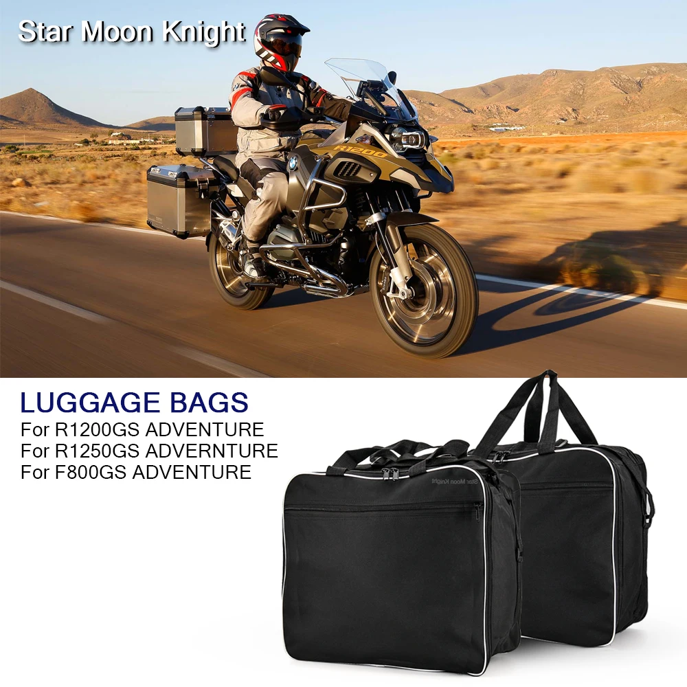 

Motorcycle Luggage Bags for BMW R1200GS Adv Black Inner Bags R 1200 GS adventure WATER-COOLED 2013-2017 F800GS ADV F 800 GS