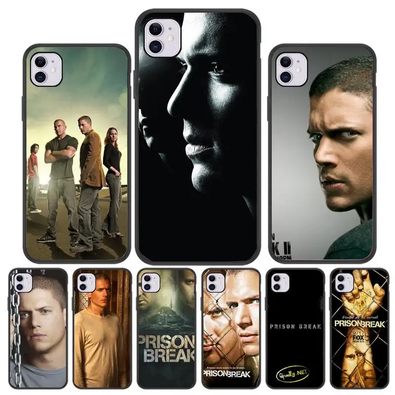 

TV Prison Break Phone Case For Iphone 5 SE 2020 6 6s 7 8 plus X Xr XS 11 12 Mini Pro Max Fundas Cover