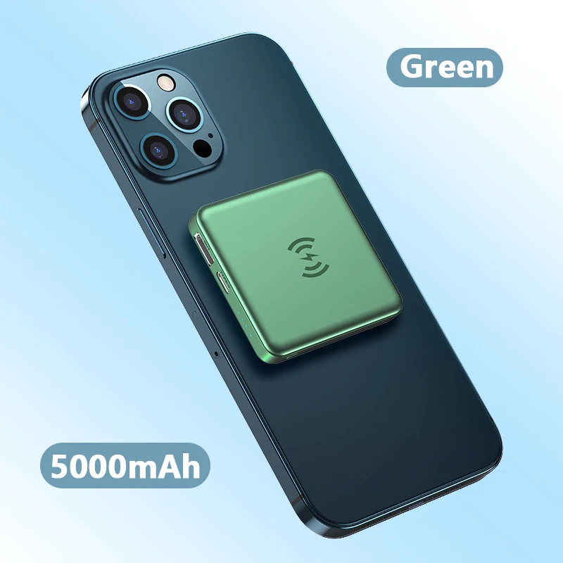 

For Magsafe Power Bank Magnetic Wireless Charger For iPhone 12 Pro Max Mini Fast Wireless Charging 15W PD20W Magsafing Powerba