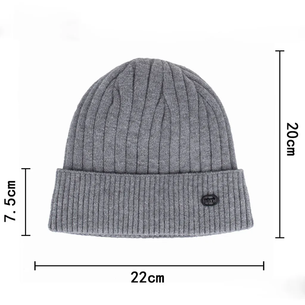 SAGACE унисекс зимняя вязаная короткая однотонная Кепка в рубчик мешковатая Ретро