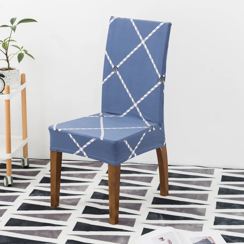 Съемные чехлы на стулья с цветочным принтом эластичные для ресторанов свадеб