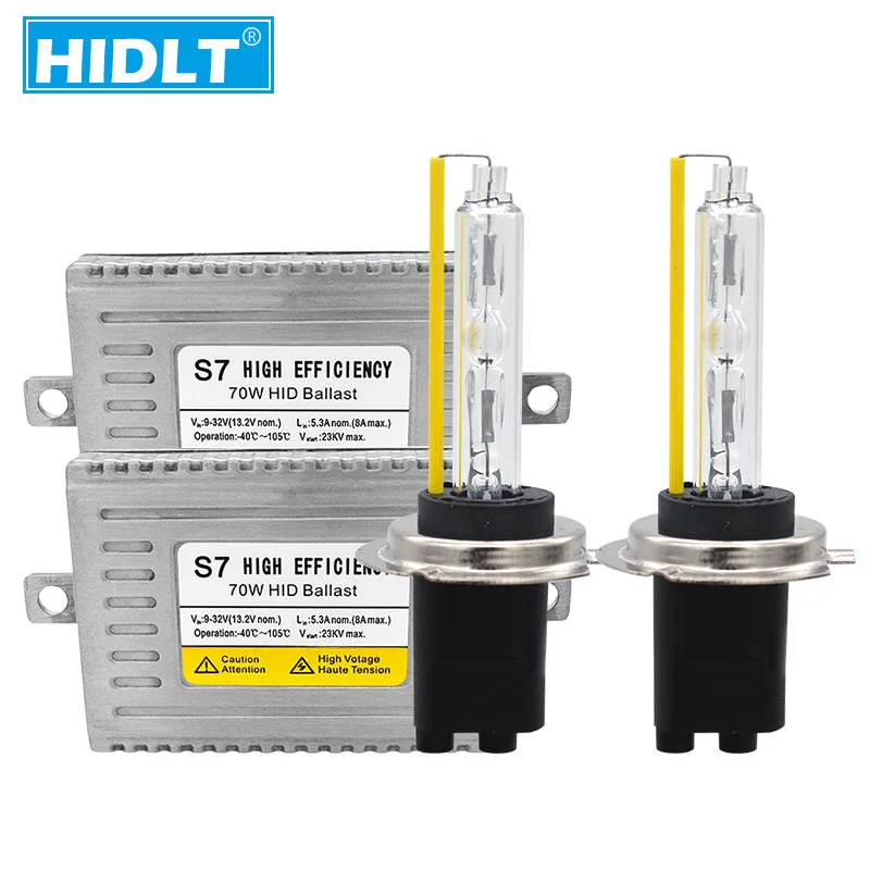 HIDLT 24V 70W DLT тонкий балласт HID конверсионный комплект ксенон H1 H3 H7 H11 9005 9006 9012 D2H 5500K