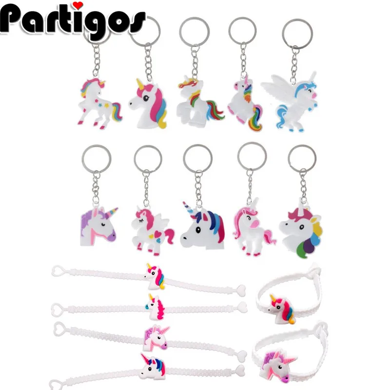 12 шт. резиновый браслет в виде единорога|Украшения своими руками для вечеринки| |