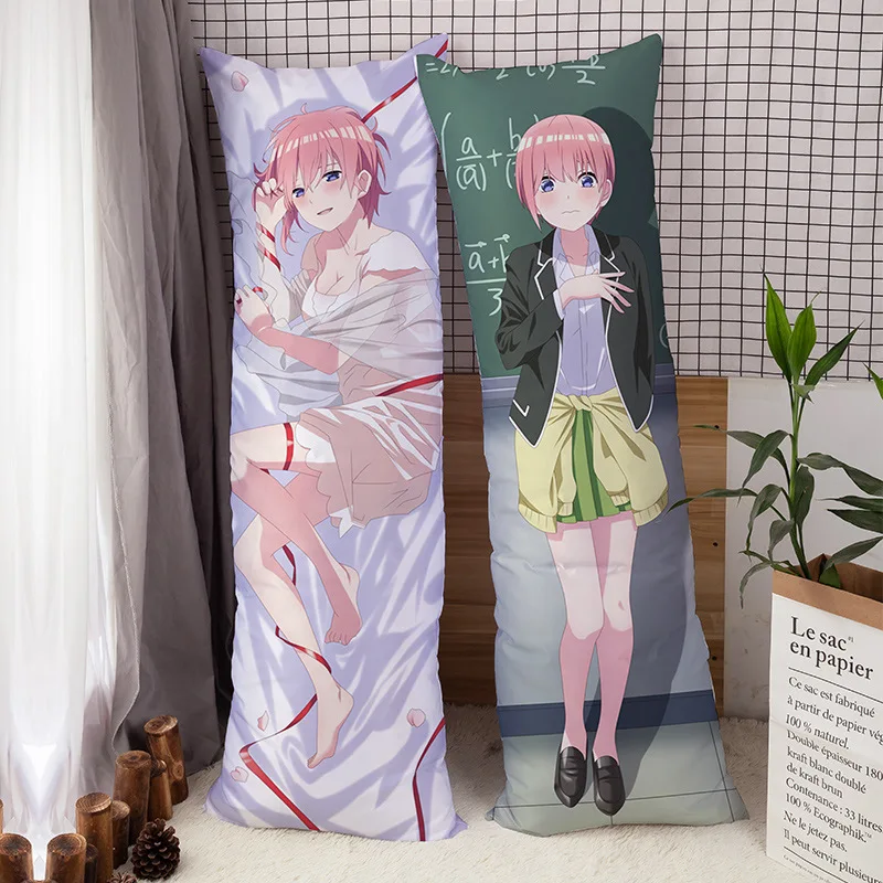 Японское аниме квинтуплет Накано ичика дакимакура наволочка для подушки чехол