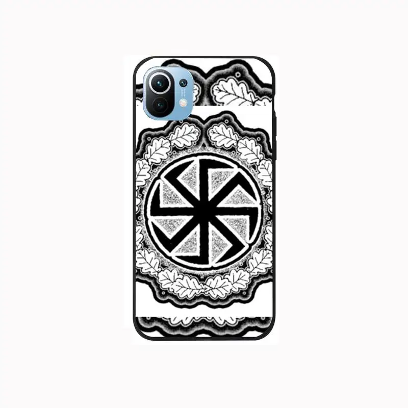 

Slavic Viking symbol Kolovrat Phone Case For samsung Galaxy J6 7 8 note 5 7 8 9 10 20 lite plus pro nax fundas cover