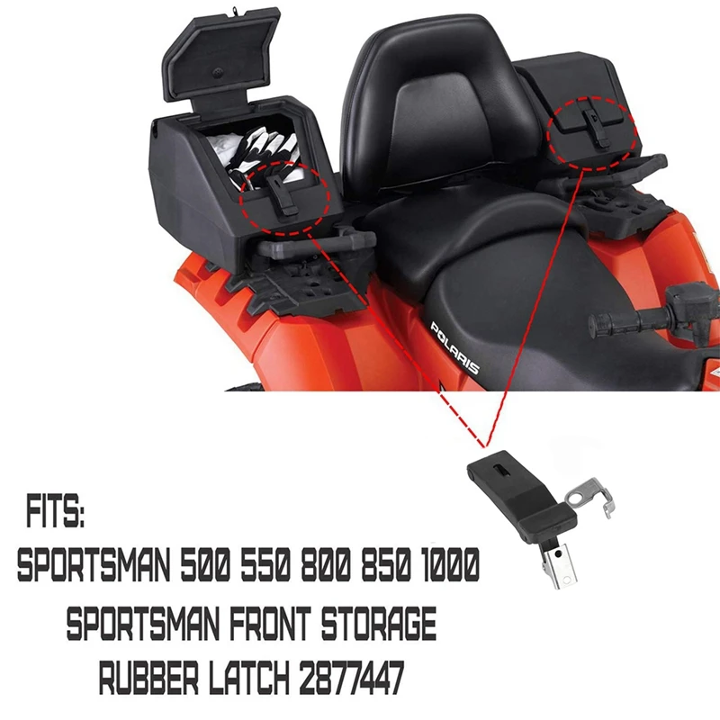 2877447 Гибкая резиновая Передняя защелка стойки 4 дюйма для Polaris Sportsman 500 550 800 850 1000 (2