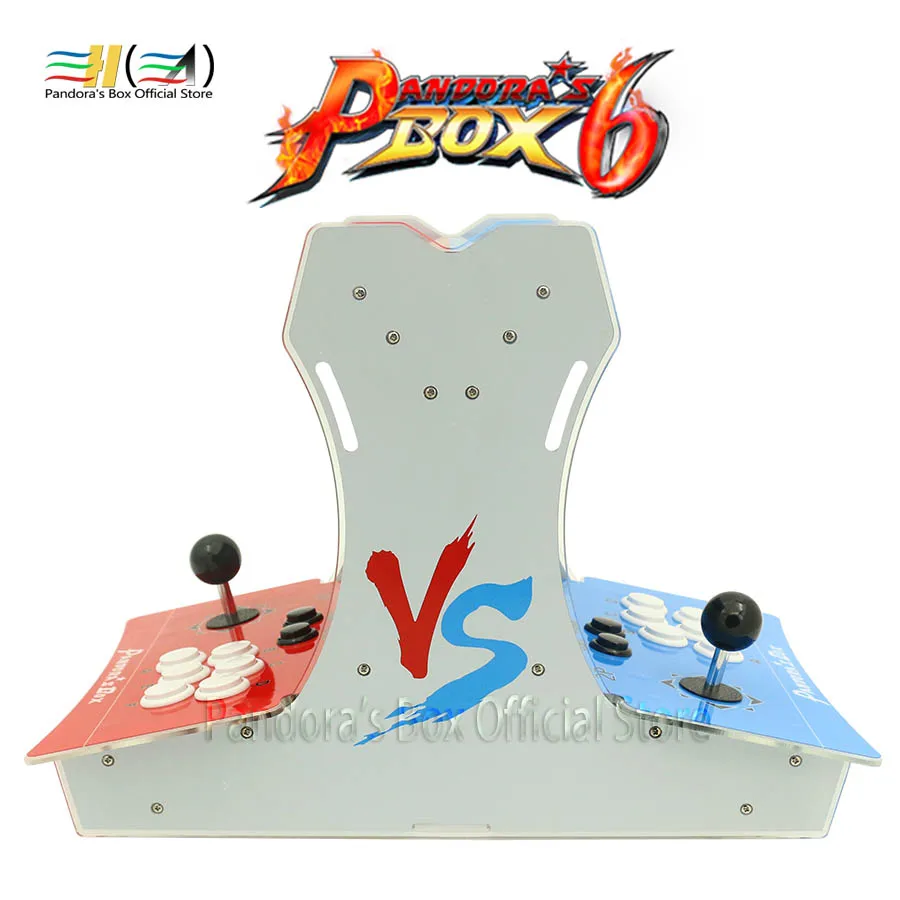 Pandora Box 6 1300 в 1 мини аркадная машина бартоп шкаф может добавить 3000 игры FBA MAME PS1 Поддержка 3D tekken mortal kombat pacman