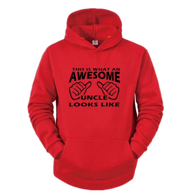 

This Is What An Awesome Uncle Looks Like Funny Hoodies Men Casual Long Sleeve Best Brothers Get Promoted To Uncle Hoodie Top