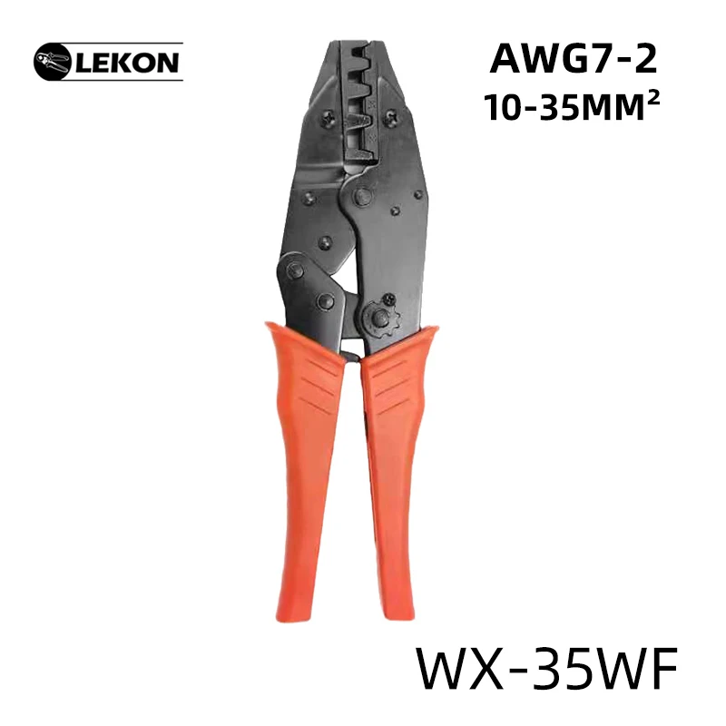 

Wire Crimping Plier WX-35WF Terminals Crimper Tools 10-35MM AWG7-2 Hand Tools Electrical Clamp Multifunctional Tools