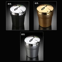 car ashtray with led lights car logo cigarette smoke holder for peugeot 3008 gt 308 4008 5008 508 accessories