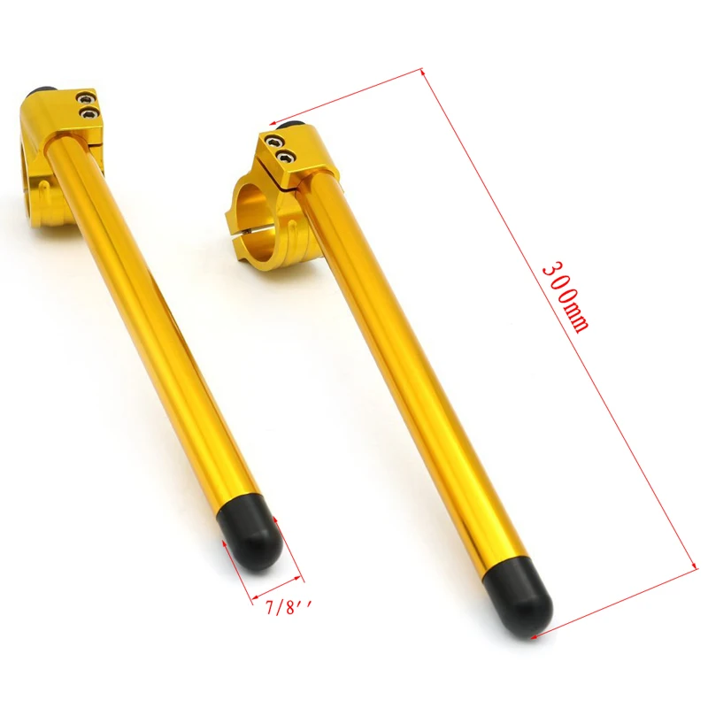 

Adjustable CNC Motorcycle Handlebar 50/51/52/53 mmClip On Fork Handle Bar