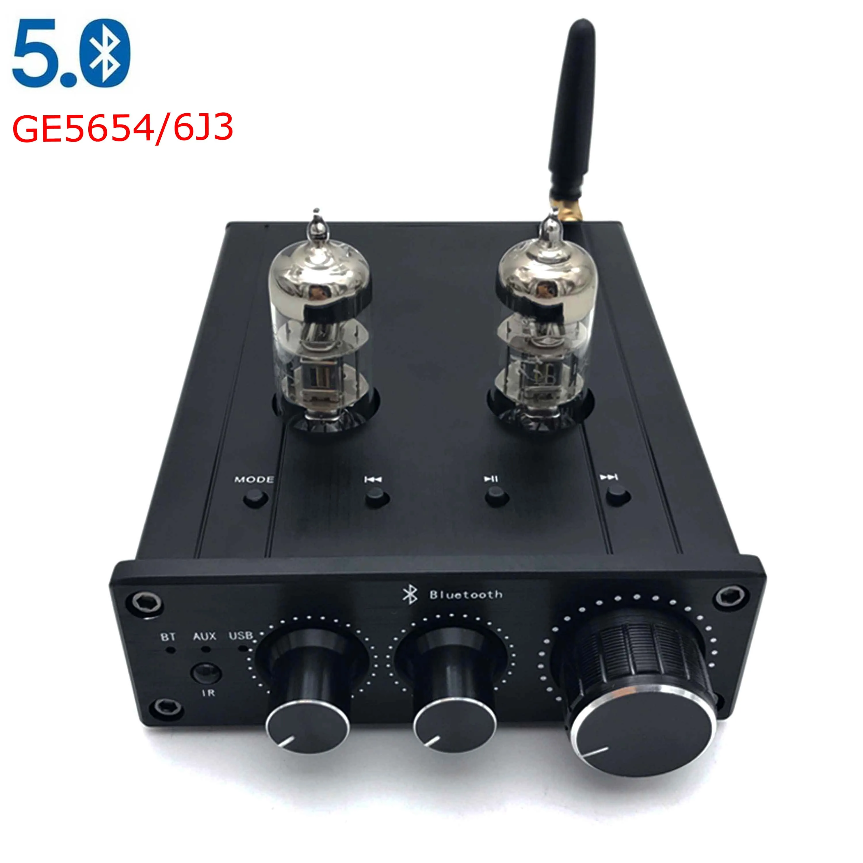 Bluetooth 5 0 предусилитель 6j3 GE5654 ламповый Hifi усилитель мощности Loseless декодирование с