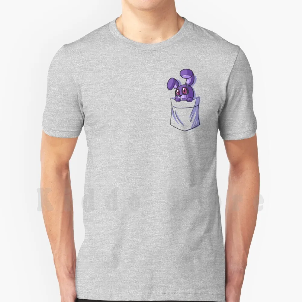 Бонни в моем кармане! Футболка Для мужчин хлопок S 6Xl с рисунком персонажей из игры