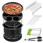 Аксессуары для воздушной фритюрницы Gowise Phillips Cozyna и Secura, набор из 9, подходит для всех Airfryer 3.7QT - 4.2QT - 5.3QT - 5.8QT