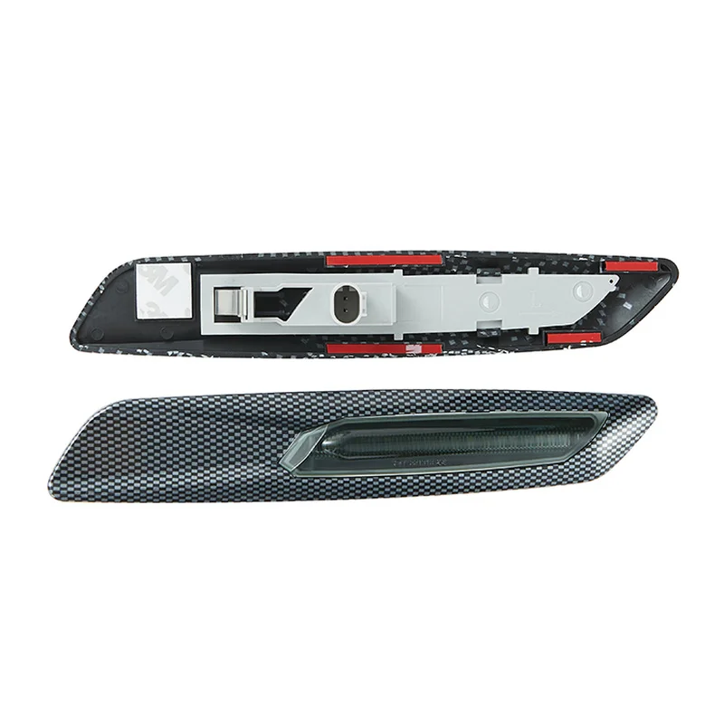 New LED Fender Side Marker Lamp Turn Signal Blade Shape Black Shell For BMW F10 E60 E61 E81 E82 E87 E88 E90 E91 E92 E93 | Автомобили и