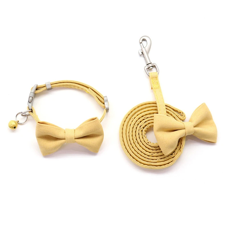 С милым бантом Кота собаки ошейник для маленьких собак Регулируемый питомцев и