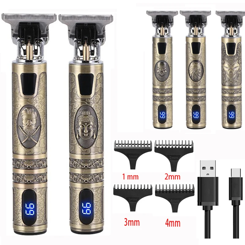 

Hair Trimmer Barber Hair Clipper Cordless Hair Cutting Machine Beard Trimmer Shaving Machine Wireless Electric Razor Men Shaver